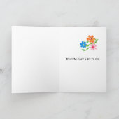 名誉の招待状カードの婦人 招待状 (内部)