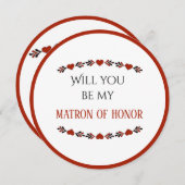 名誉の招待状 招待状 (正面/裏面)