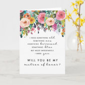 名誉の提案カード、Ashleyのコレクションの婦人 カード (黄色い花)