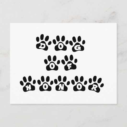 名誉の犬 ポストカード (正面)