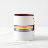 名誉の男性ブルゴーニュボウタイコーヒーマグ マグカップ (中央)