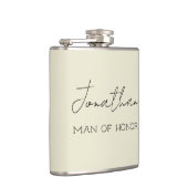 名誉の男 カスタマイズギフト フラスク (右)