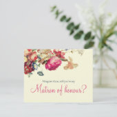 名誉の私のマトロンヴィンテージフローラ 招待状 (スタンド正面)