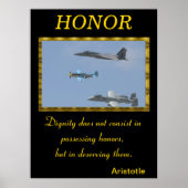 名誉は軍隊の不屈の力で耐える ポスター (正面)