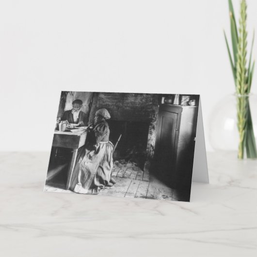 名誉を与えて下さいあなたの年長者に"感謝していしています" サンキューカード (正面)