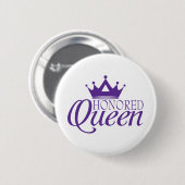 名誉を与えられた女王 缶バッジ (正面&裏面)