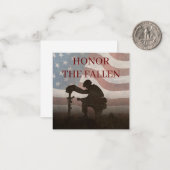 名誉を与え落ちたる ノートカード (正面/裏面インサイチュ)