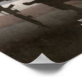 名誉を与え落ちたる ポスター (角)