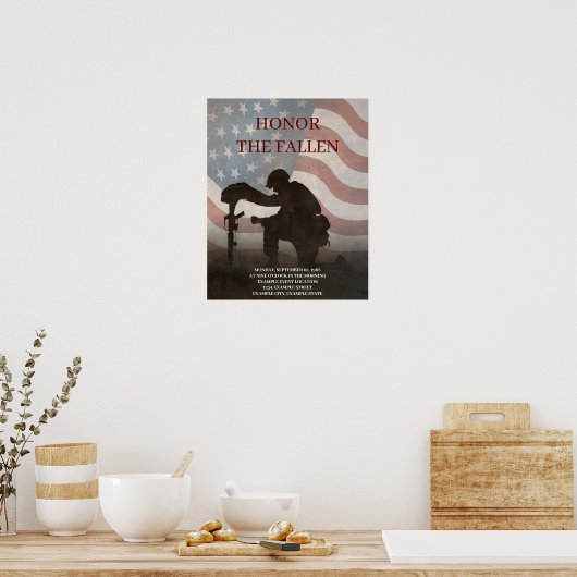 名誉を与え落ちたる ポスター (キッチン)