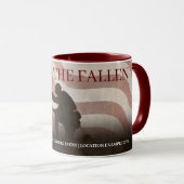 名誉を与え落ちたる マグカップ (正面右)