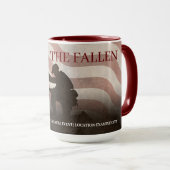 名誉を与え落ちたる マグカップ (正面右)