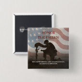 名誉を与え落ちたる 缶バッジ (正面&裏面)