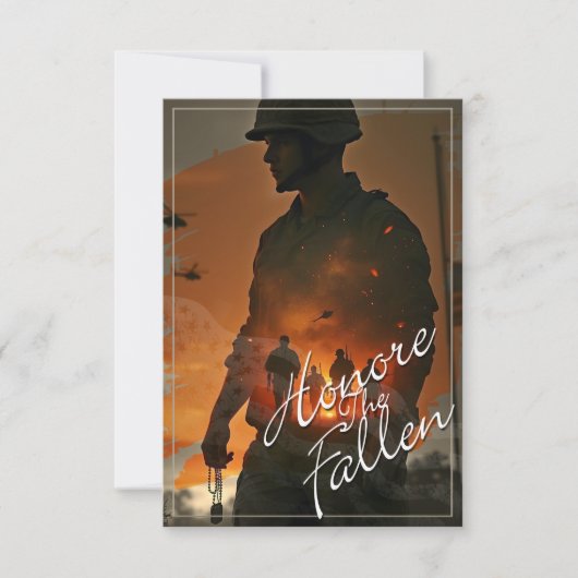 名誉を守落ちたる – 彼らの犠牲を忘れない (正面)