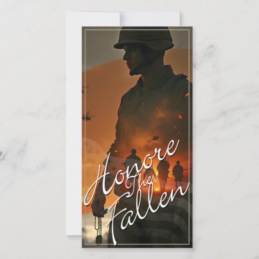 名誉を守落ちたる – 彼らの犠牲を忘れない (正面)