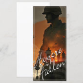 名誉を守落ちたる – 彼らの犠牲を忘れない (正面/裏面)