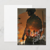 名誉を守落ちたる – 彼らの犠牲を忘れない (正面/裏面)