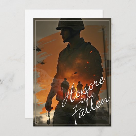 名誉を守落ちたる – 彼らの犠牲を忘れない (正面/裏面)