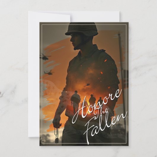 名誉を守落ちたる – 彼らの犠牲を忘れない (正面)