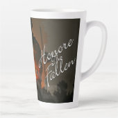 名誉を守落ちたる – 彼らの犠牲を忘れない カフェラテマグ (右)