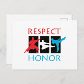 名誉を尊重する ポストカード (正面/裏面)