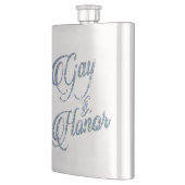 名誉ゲイバー |ブライダルパーティカスタム記念 フラスク (左)