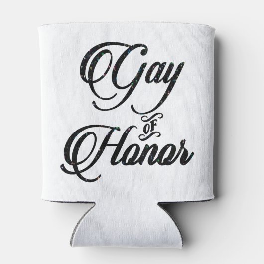 名誉ゲイバー |ブライダルパーティカスタム記念 缶クーラー (裏面)