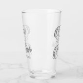 名誉ゲイ |シルバーブライダルパーティカスタムキープサケ タンブラーグラス (左)