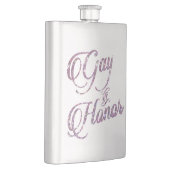 名誉ゲイ | ブルーピンクグラデーションパープルキープサケ フラスク (右)