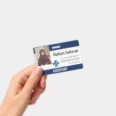 名誉バッジ | 名前をカスタムするラベルとIDクリップオン バッジ (手持ち)