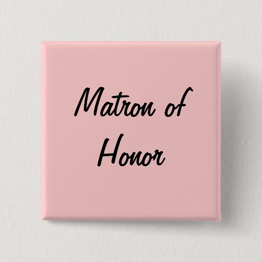 名誉ピンのマトロン 缶バッジ (正面)