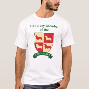 名誉上のメンバーのコーギーの国家の頂上のTシャツ Tシャツ