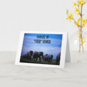 「名誉卒業」でパレード カード (黄色い花)