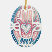 名誉及び勇気 セラミックオーナメント (正面)