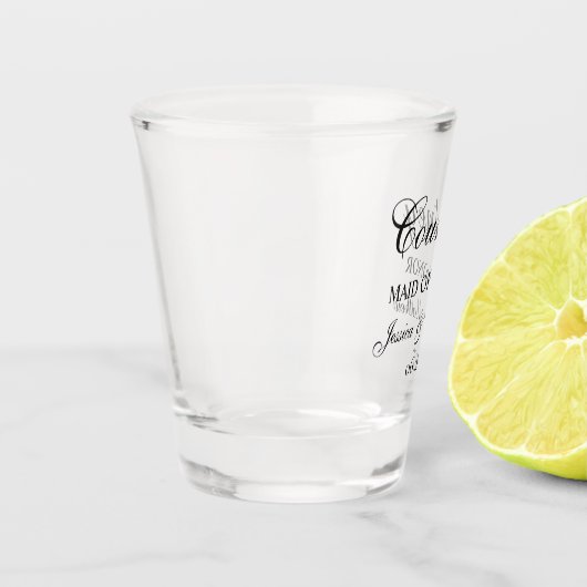 名誉台本のマトロンカスタマイズ ショットグラス (左)