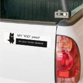 名誉学生 バンパーステッカー (トラック上)