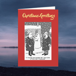 名誉毀損キャラクター法的QRコードクリスマスカード シーズンカード