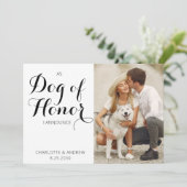 名誉犬のたった今結婚しました結婚発表 セーブザデート (スタンド正面)