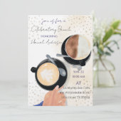 名誉祝賀ブランチラテ2招待状 招待状 (スタンド正面)