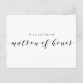 名誉素朴の結婚末裔 インビテーションポストカード (正面)