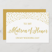 名誉結婚婦のサンキューカード 招待状 (正面/裏面)