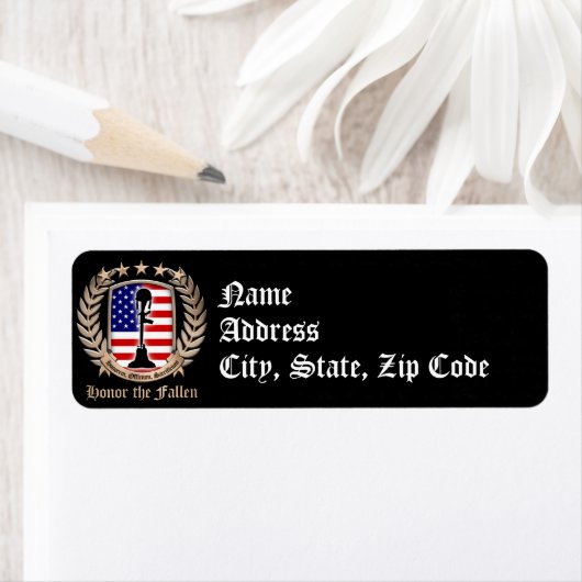 名誉落ちたThe Crest ラベル (インサイチュ)