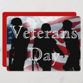名誉退役軍人Day 6.5インチx 8.75インチ招待状 招待状 (正面/裏面)
