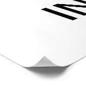 名誉過去と未来の黒い歴史 ポスター (角)