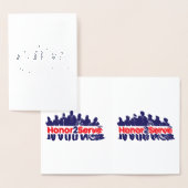 名誉2奉仕 箔カード (ディスプレー)