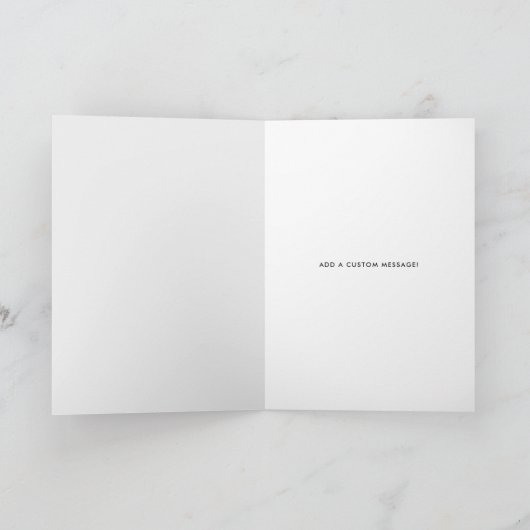 名誉|の原稿のスタイルのカスタムな結婚式の人 カード (内部)