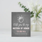 名誉|の新婦付添人の私の婦人です 招待状 (スタンド正面)