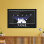 名誉：感動的引用文 キャンバスプリント (インサイチュ (リビング))