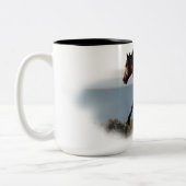 「名誉」飲料用マグ ツートーンマグカップ (左)