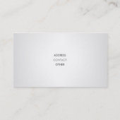 名車のスタイリッシュ名刺 名刺 (裏面)