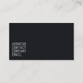名車のスタイリッシュ名刺 名刺 (裏面)